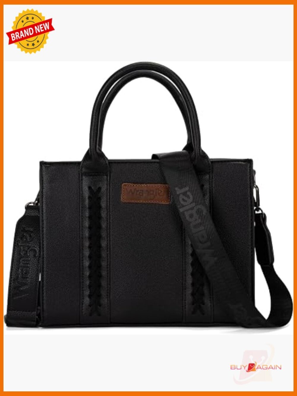 Wrangler Tote Bag Satchel Handbag Top Handle Purses with Crossbody Strap